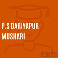 P.S Dariyapur Mushari Primary School Logo