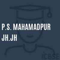 P.S. Mahamadpur Jh.Jh Primary School Logo
