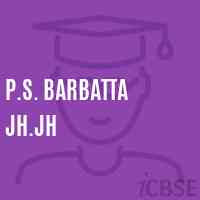 P.S. Barbatta Jh.Jh Primary School Logo