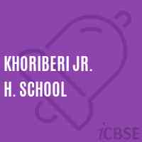 Khoriberi Jr. H. School Logo