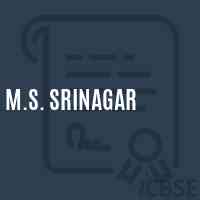 M.S. Srinagar Middle School Logo