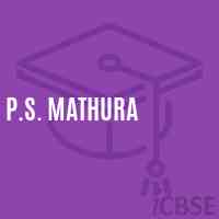 P.S. Mathura Primary School Logo