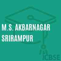 M.S. Akbarnagar Srirampur Middle School Logo