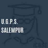 U.G.P.S. Salempur Primary School Logo