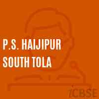 P.S. Haijipur South Tola Primary School Logo