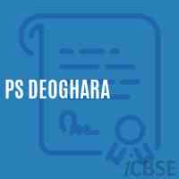 Ps Deoghara Middle School Logo