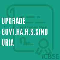 Upgrade Govt.Ra.H.S.Sinduria Secondary School Logo