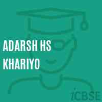 Adarsh Hs Khariyo Secondary School Logo