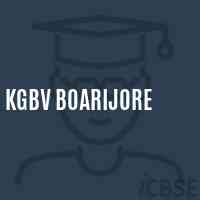 Kgbv Boarijore High School Logo