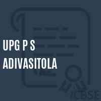 Upg P S Adivasitola Primary School Logo
