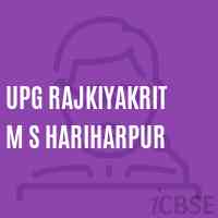 Upg Rajkiyakrit M S Hariharpur Middle School Logo