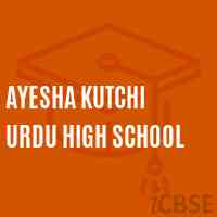Ayesha Kutchi Urdu High School Logo