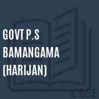 Govt P.S Bamangama (Harijan) Primary School Logo