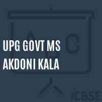 Upg Govt Ms Akdoni Kala Middle School Logo