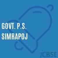 Govt. P.S. Simrapoj Primary School Logo
