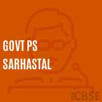 Govt Ps Sarhastal Primary School Logo