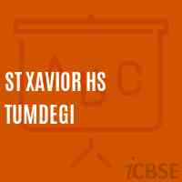 St Xavior Hs Tumdegi School Logo