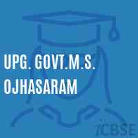 Upg. Govt.M.S. Ojhasaram Middle School Logo