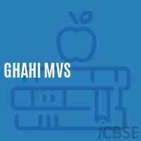 Ghahi Mvs Middle School Logo