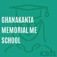 Ghanakanta Memorial Me School Logo