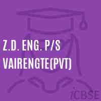 Z.D. Eng. P/s Vairengte(Pvt) Primary School Logo