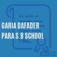 Garia Dafader Para S.B School Logo