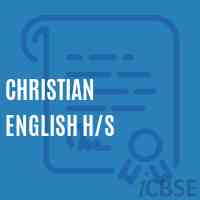 Christian English H/s Secondary School Logo