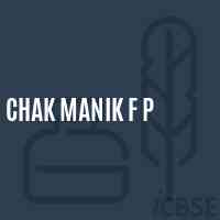 Chak Manik F P Primary School Logo