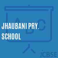 Jhaubani Pry. School Logo