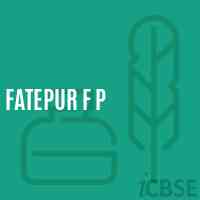 Fatepur F P Primary School Logo