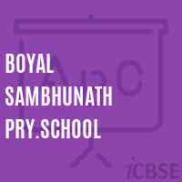 Boyal Sambhunath Pry.School Logo