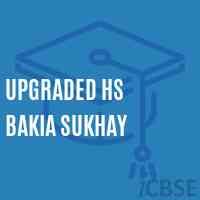 Upgraded Hs Bakia Sukhay Secondary School Logo