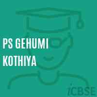 Ps Gehumi Kothiya Primary School Logo