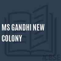 Ms Gandhi New Colony Middle School Logo