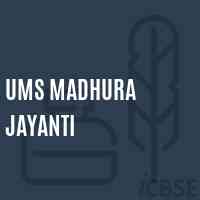Ums Madhura Jayanti Middle School Logo
