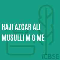Haji Azgar Ali Musulli M G Me Middle School Logo