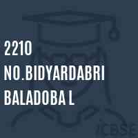 2210 No.Bidyardabri Baladoba L Primary School Logo