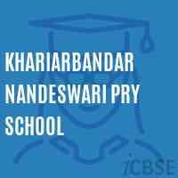 Khariarbandar Nandeswari Pry School Logo