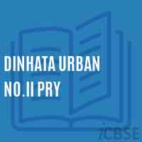 Dinhata Urban No.Ii Pry Primary School Logo