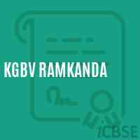 Kgbv Ramkanda High School Logo