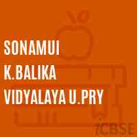 Sonamui K.Balika Vidyalaya U.Pry Secondary School Logo