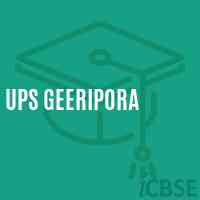 Ups Geeripora Middle School Logo
