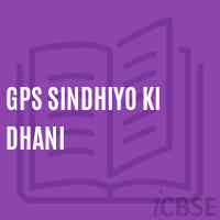 Gps Sindhiyo Ki Dhani Primary School Logo
