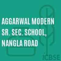 Aggarwal Modern Sr. Sec. School, Nangla Road Logo