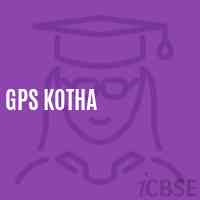 Gps Kotha Primary School Logo