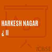 Harkesh Nagar ¿ II Primary School Logo