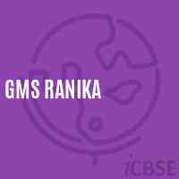 Gms Ranika Middle School Logo