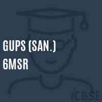 Gups (San.) 6Msr Middle School Logo