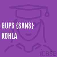 Gups {Sans} Kohla Middle School Logo