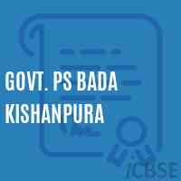 Govt. Ps Bada Kishanpura Primary School Logo